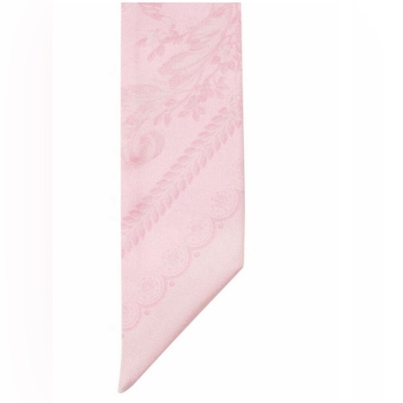 Versace Pink Barocco Silk Scarf NEW IN BOX - Picture 3 of 5